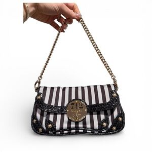 Henri Bendel 712 Fifth Avenue Striped Shoulder Bag